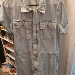 Denim Romper